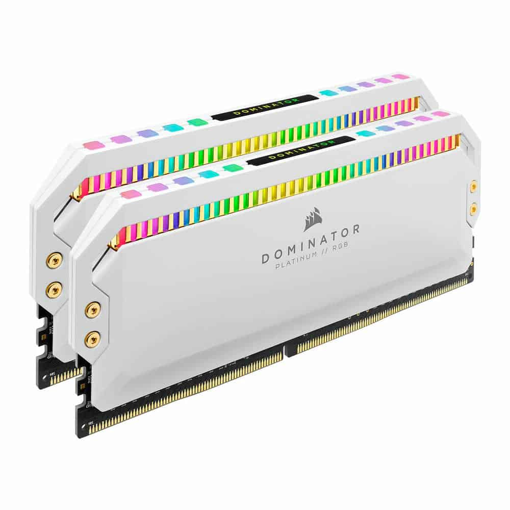 (image for) Corsair DOMINATOR Platinum RGB White 16GB 3200MHz DDR4 Memory Kit